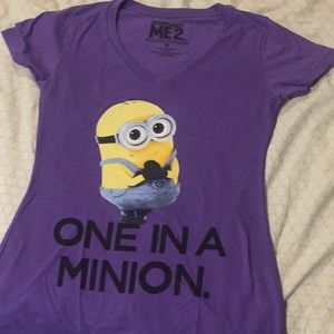 Despicable me 2 v neck tee